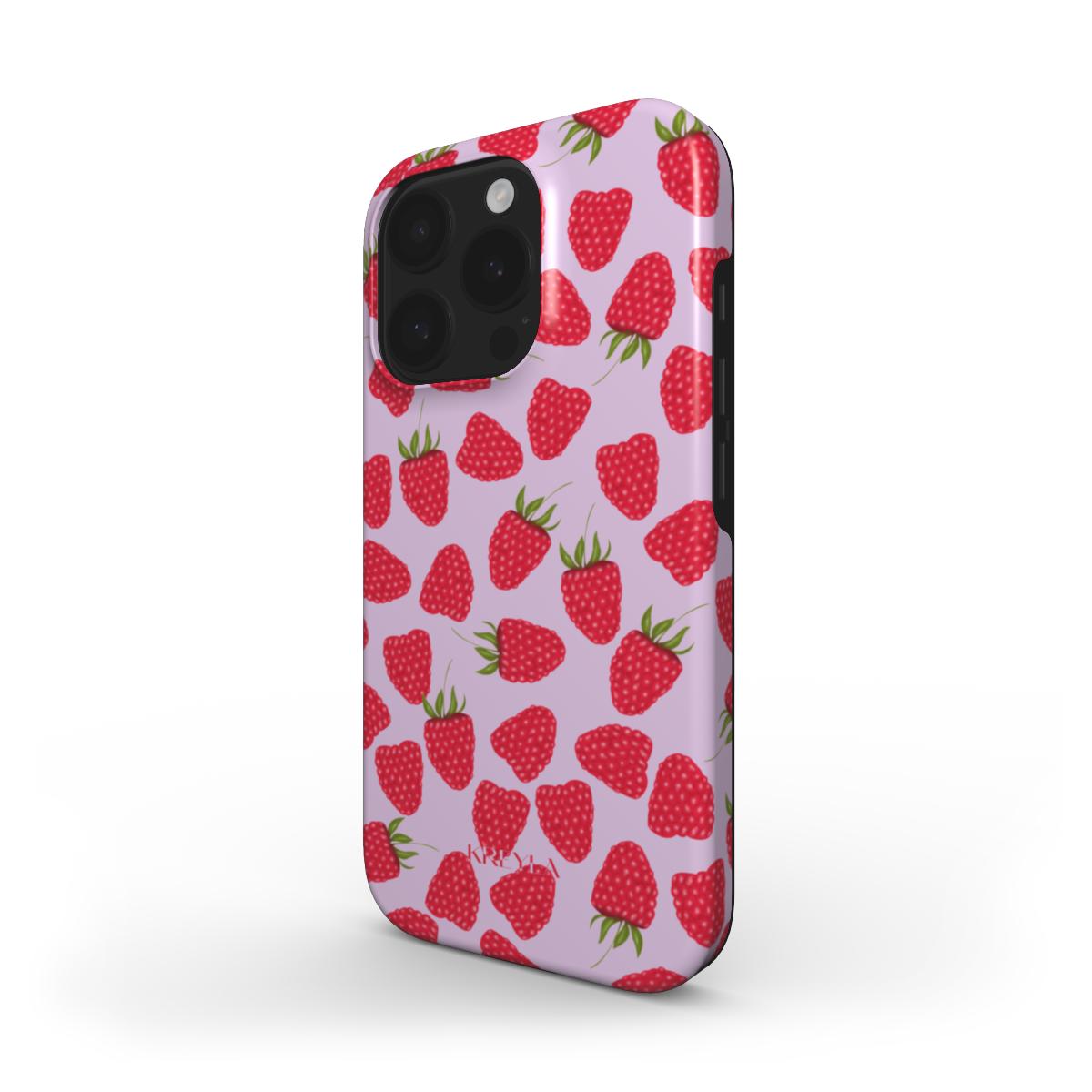 Kreyla Raspberry Bloom Tough Phone Case Kreyla Raspberry Bloom Tough Phone Case