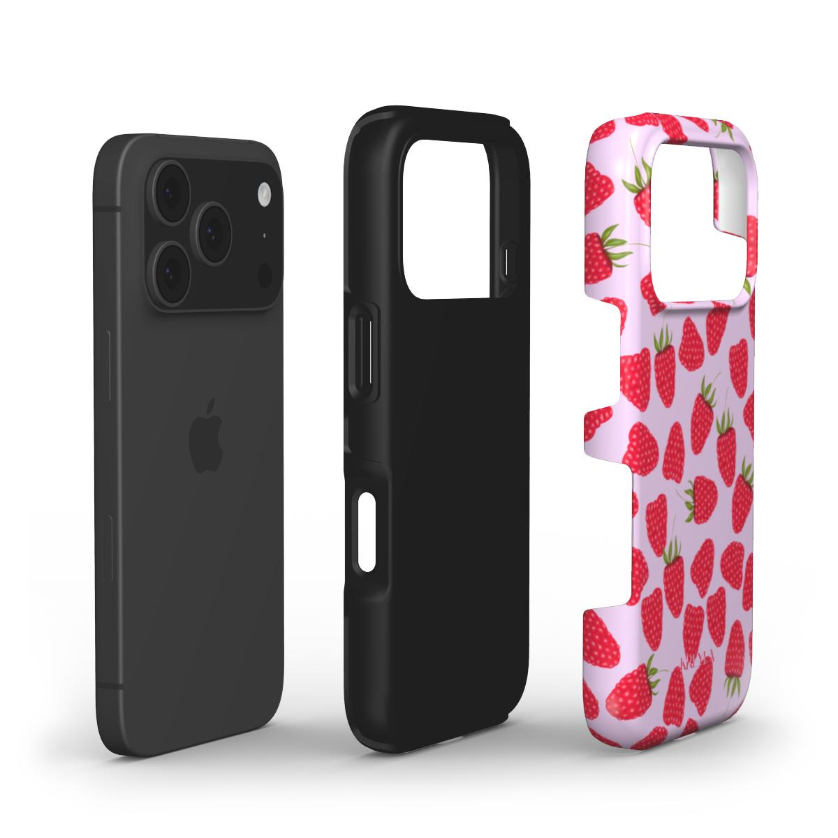 Kreyla Raspberry Bloom Tough Phone Case