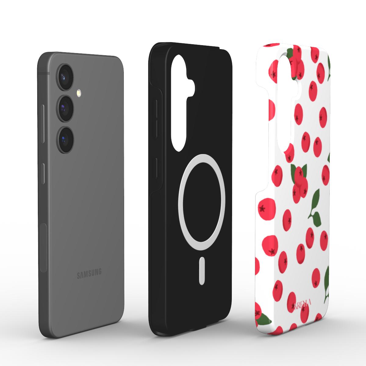 Kreyla Cranberry Cloud Magnetic Tough Phone Case