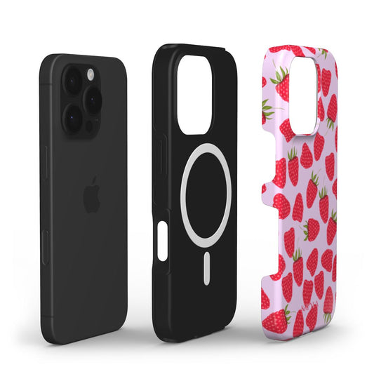 Kreyla Raspberry Bloom MagSafe Tough Phone Case