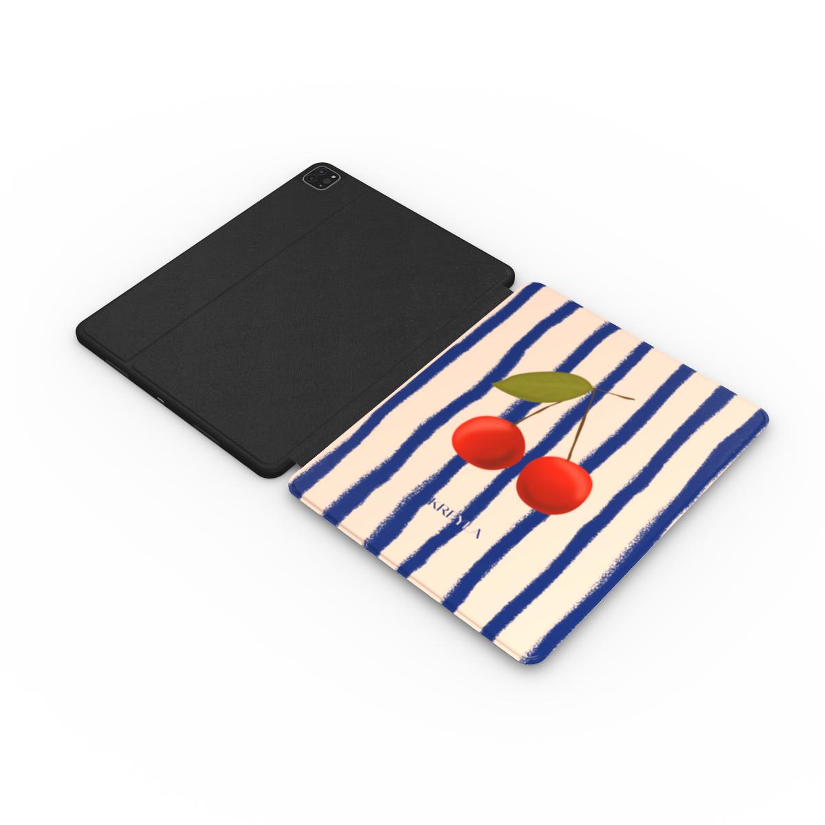 Kreyla Twin Cherry Stripe iPad Case