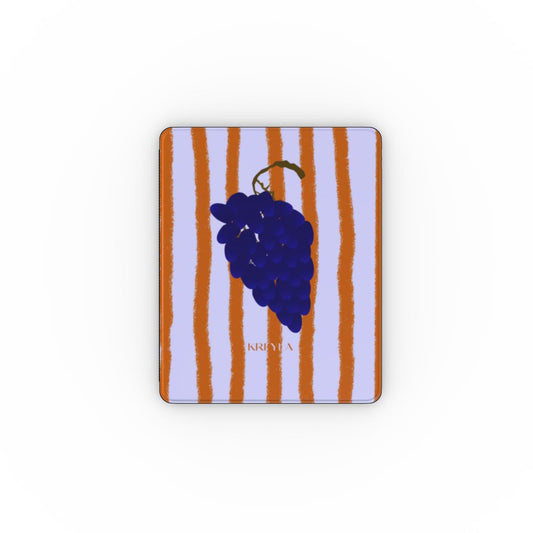 Kreyla Dark Grape Stripe iPad Case