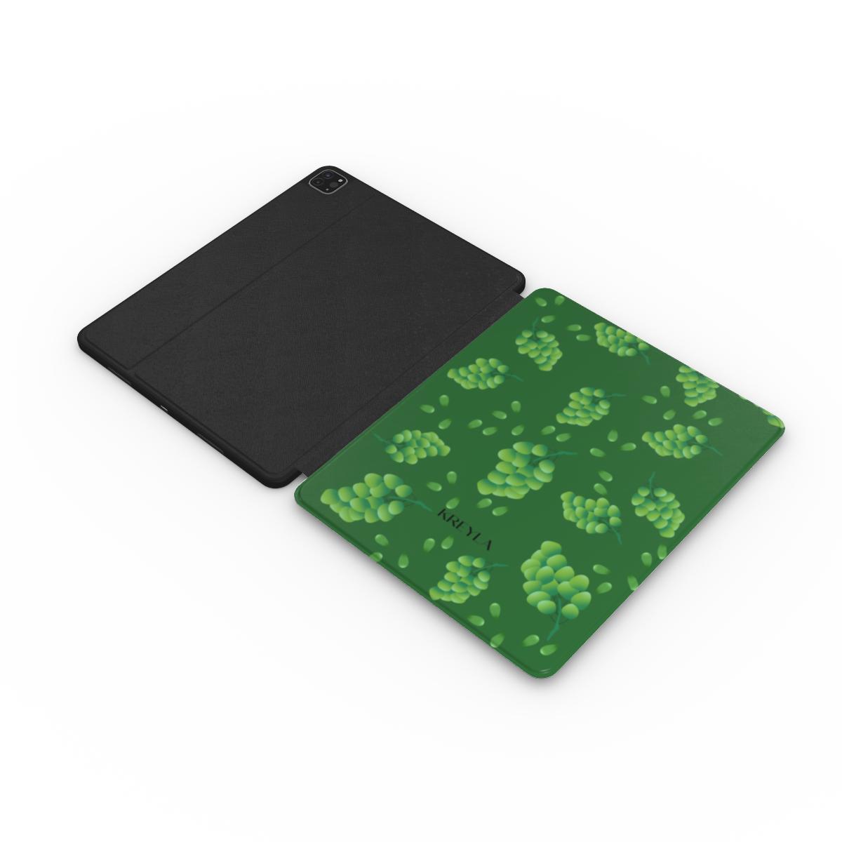 Kreyla Green Grape Grove iPad Case