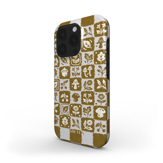 Kreyla Autumn Check Tough Phone Case