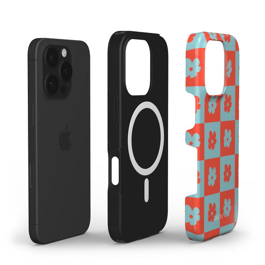 Kreyla Bloom Check MagSafe Tough Phone Case