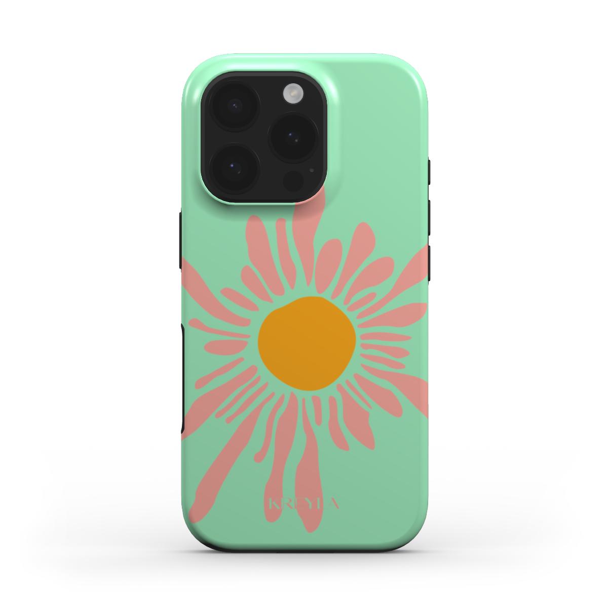 Kreyla Pink Sun MagSafe Tough Phone Case