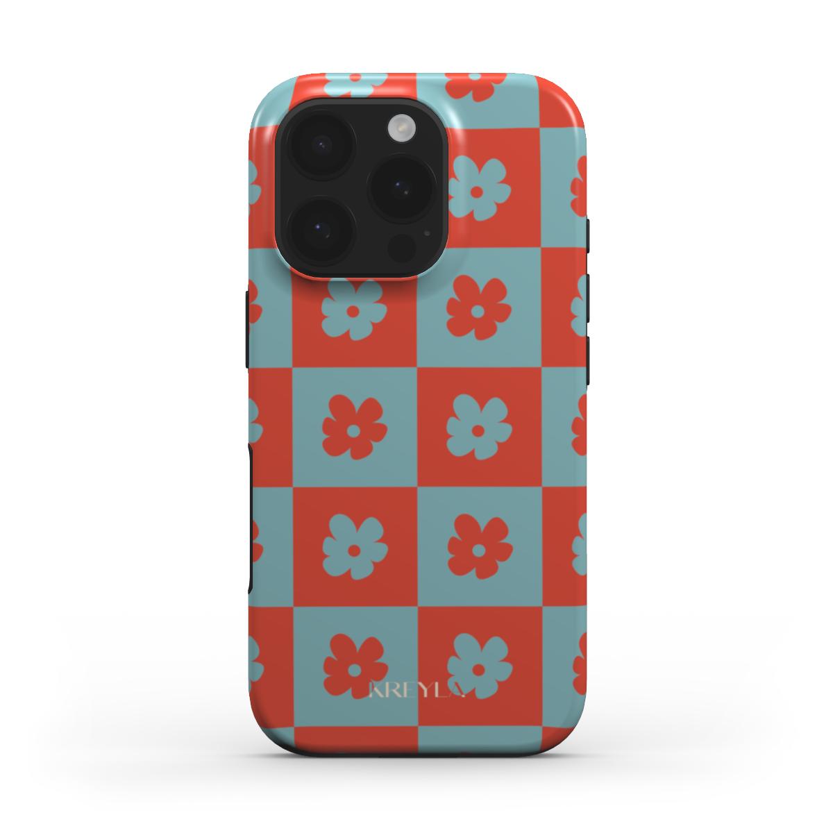 Kreyla Bloom Check MagSafe Tough Phone Case