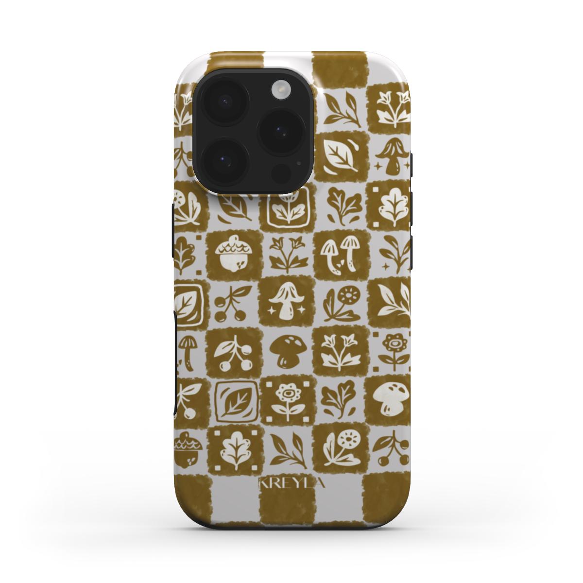 Kreyla Autumn Check Tough Phone Case