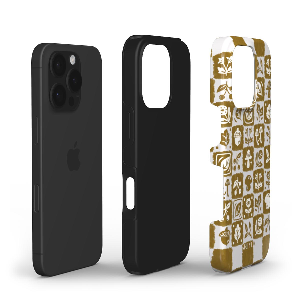 Kreyla Autumn Check Tough Phone Case