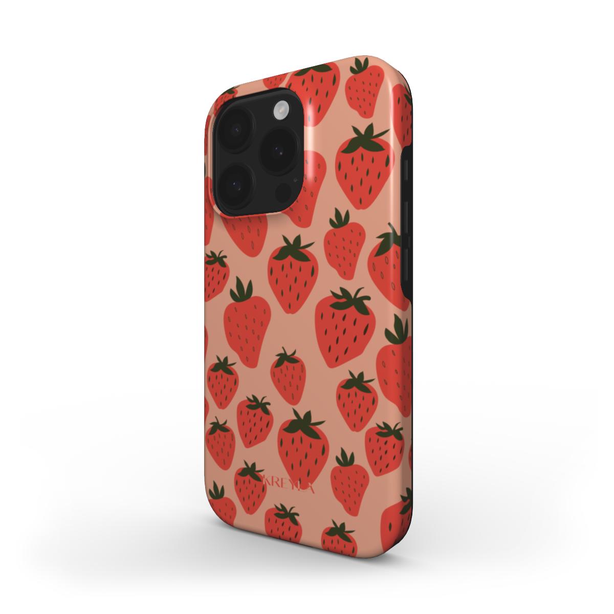 Kreyla Strawberry Pop Tough Phone Case