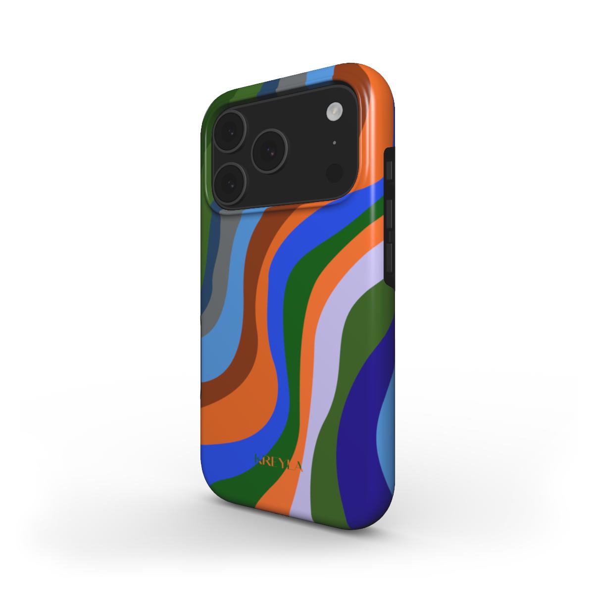Kreyla Midnight Waves Tough Phone Case