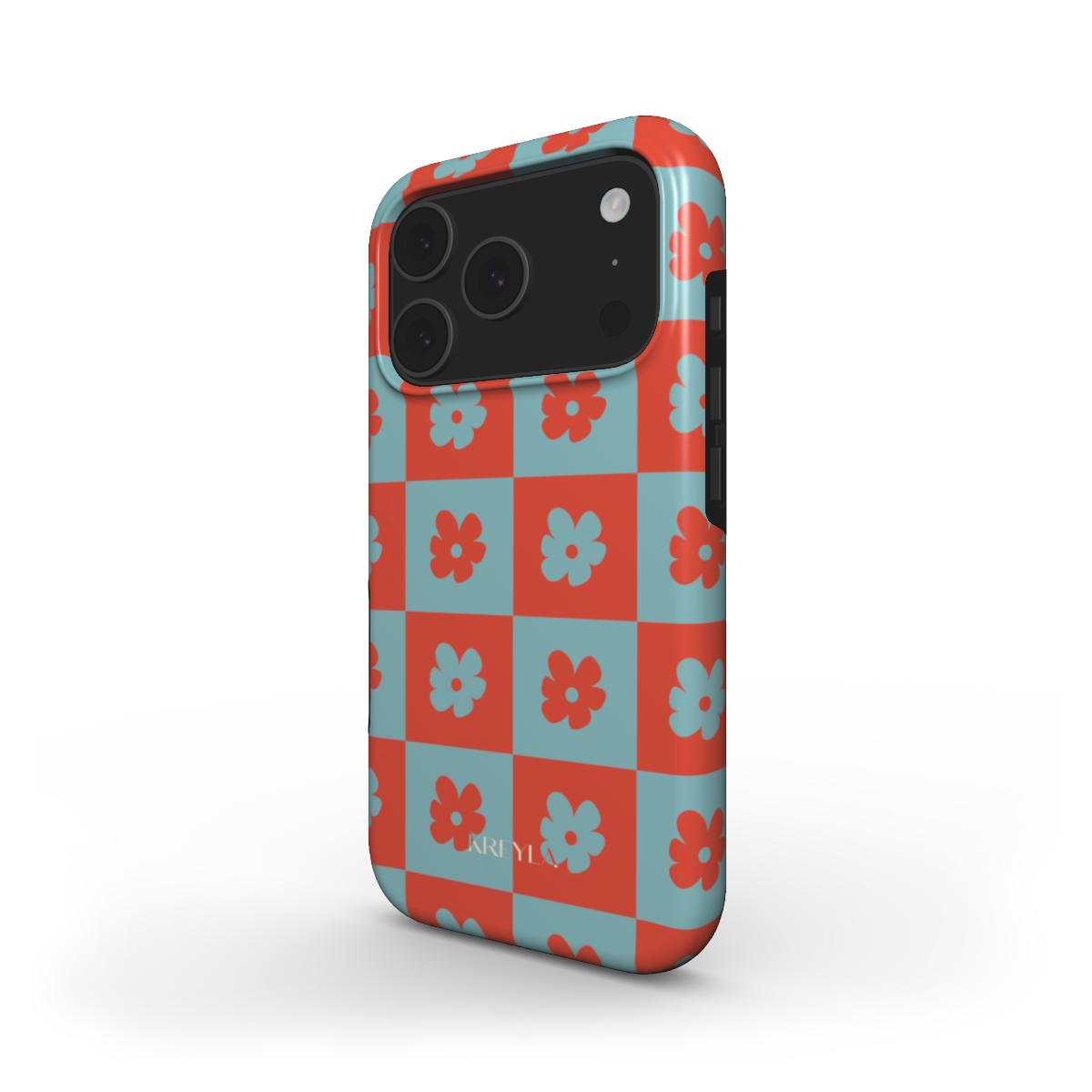 Kreyla Bloom Check Tough Phone Case