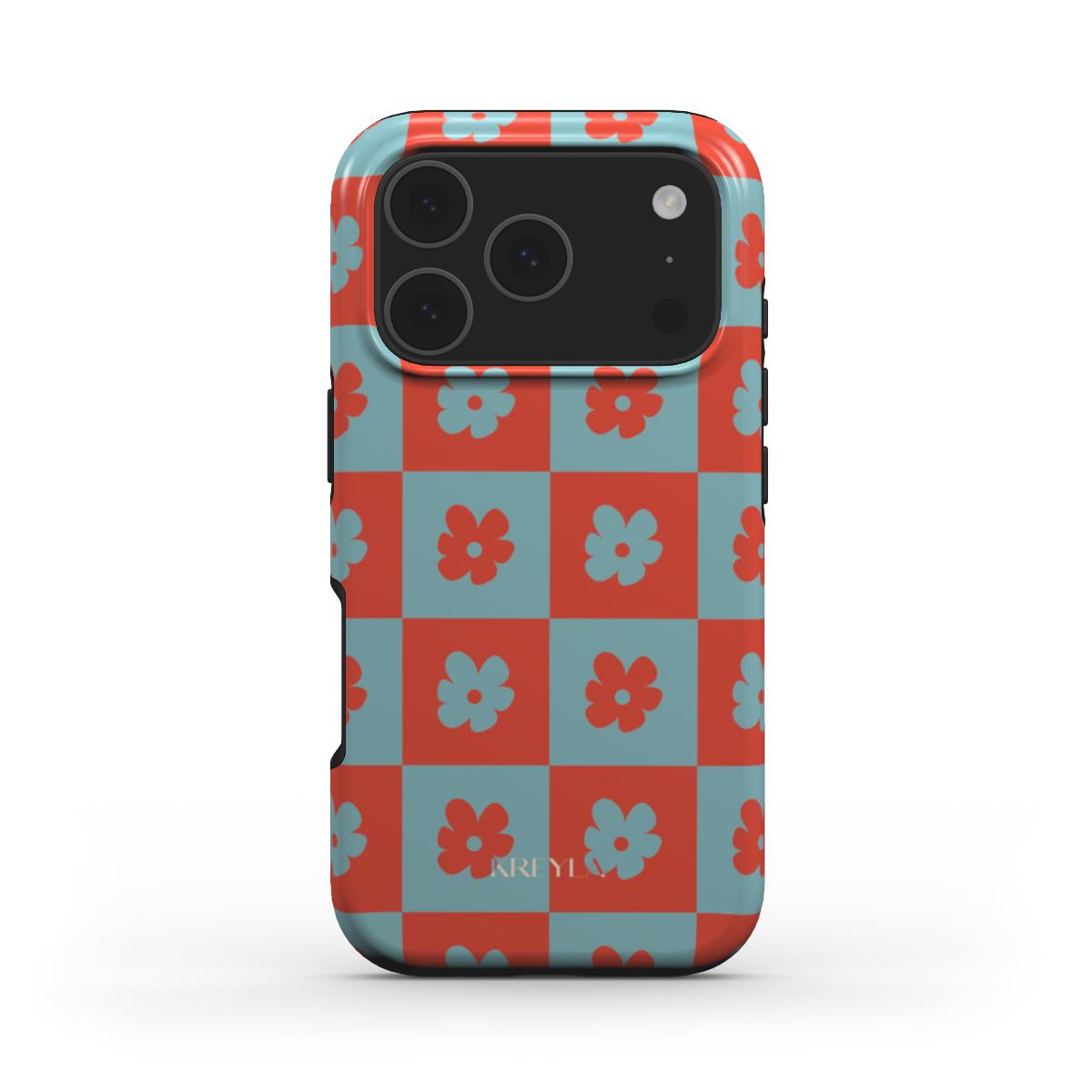 Kreyla Bloom Check Tough Phone Case