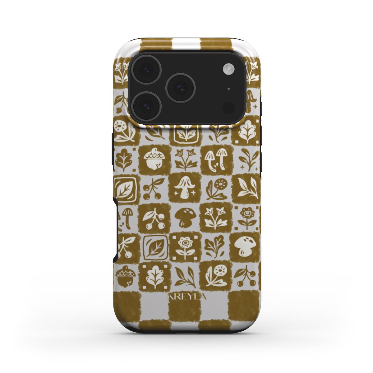 Kreyla Autumn Check Tough Phone Case