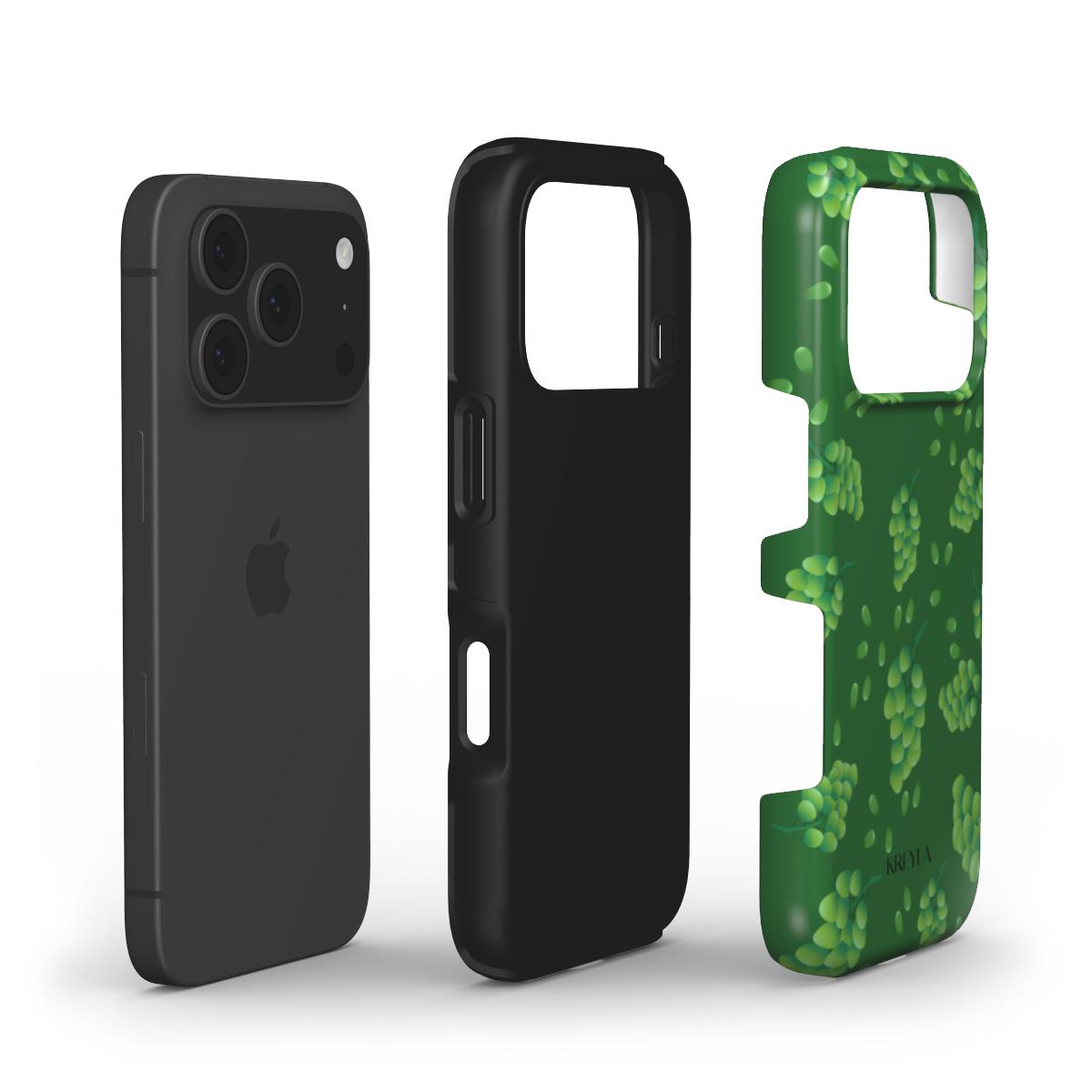 Kreyla Green Grape Grove Tough Phone Case