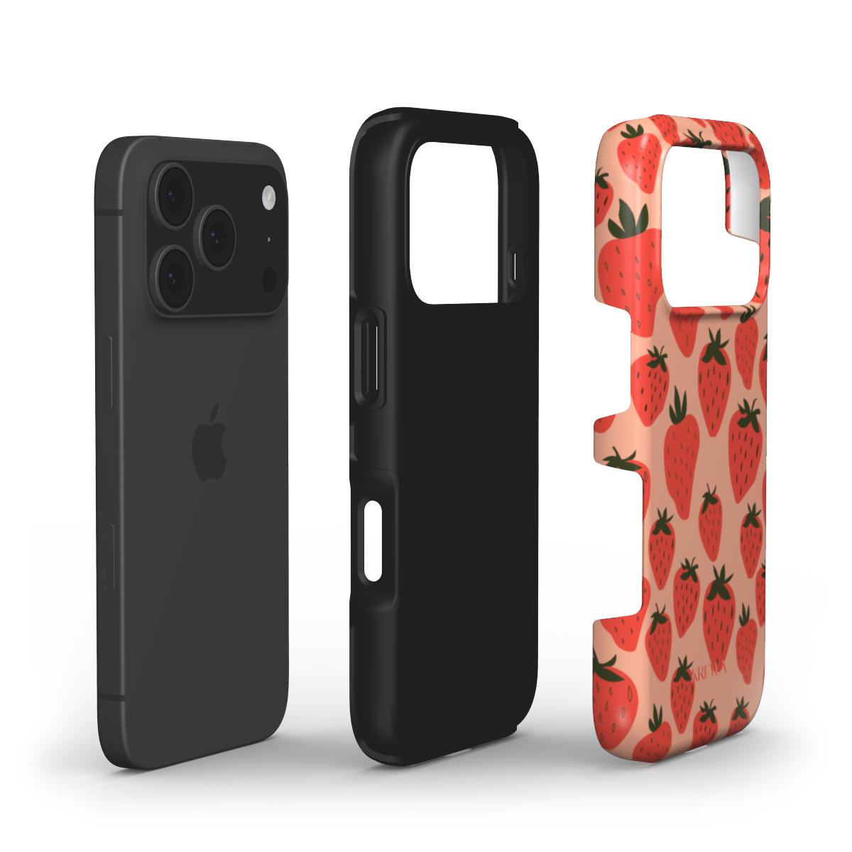 Kreyla Strawberry Pop Tough Phone Case