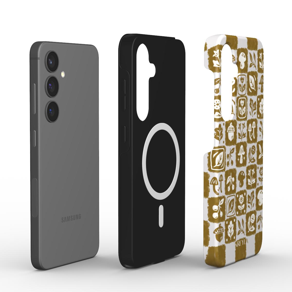 Kreyla Autumn Check Magnetic Tough Phone Case
