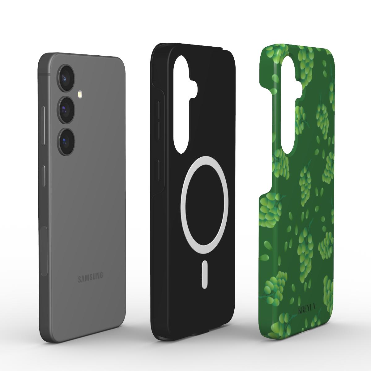 Kreyla Green Grape Grove Magnetic Tough Phone Case