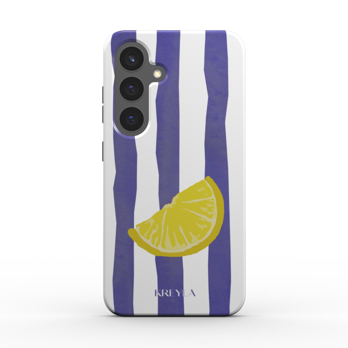 Kreyla Lemon Stripe Magnetic Tough Phone Case