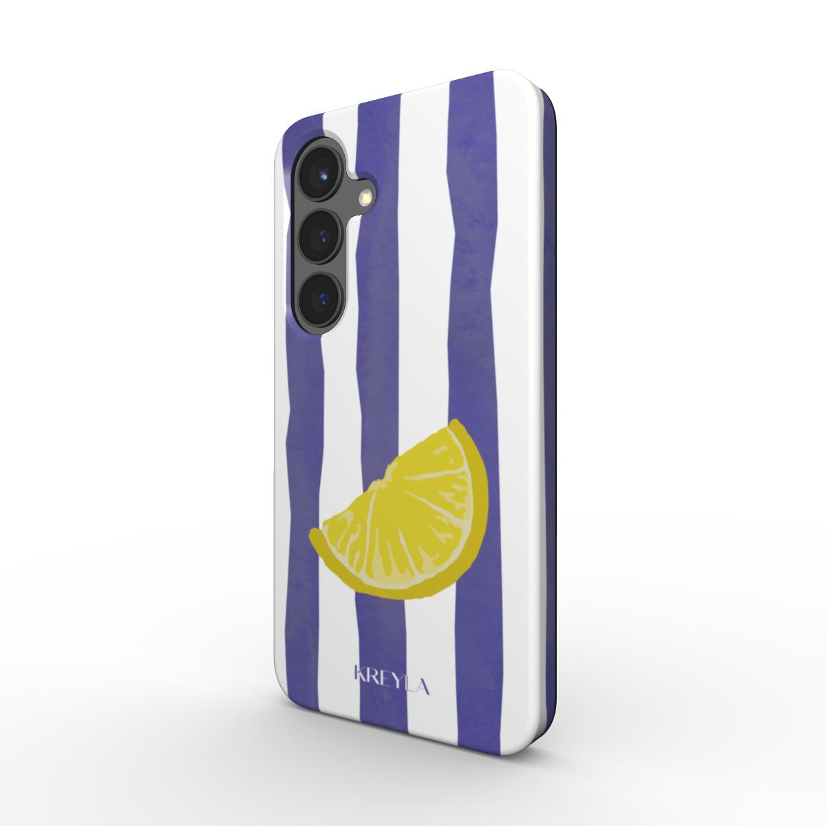 Kreyla Lemon Stripe Magnetic Tough Phone Case