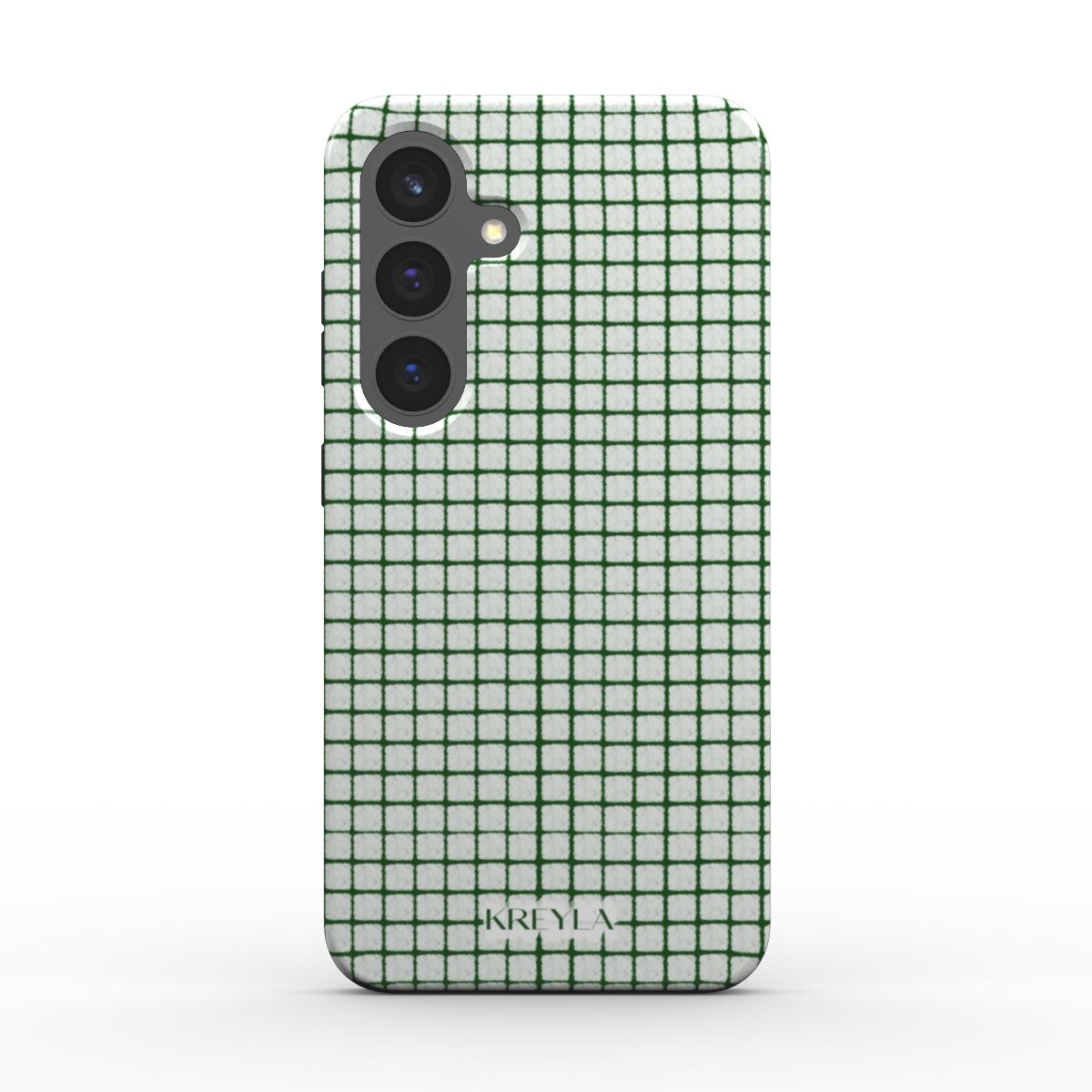 Kreyla Green Grid Magnetic Tough Phone Case