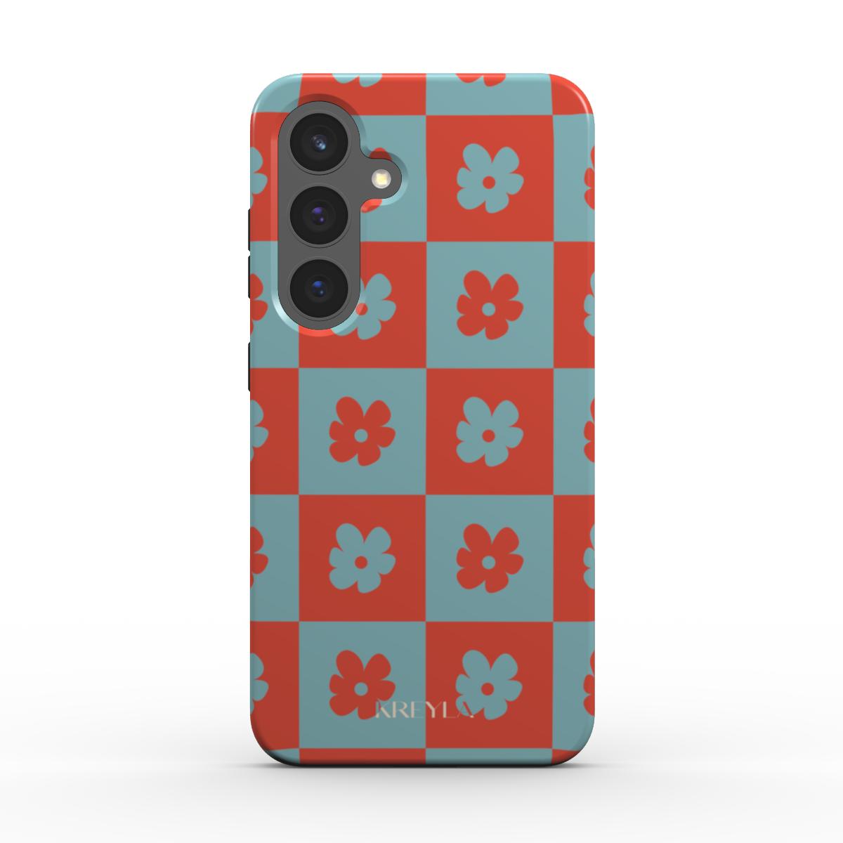 Kreyla Bloom Check Magnetic Tough Phone Case