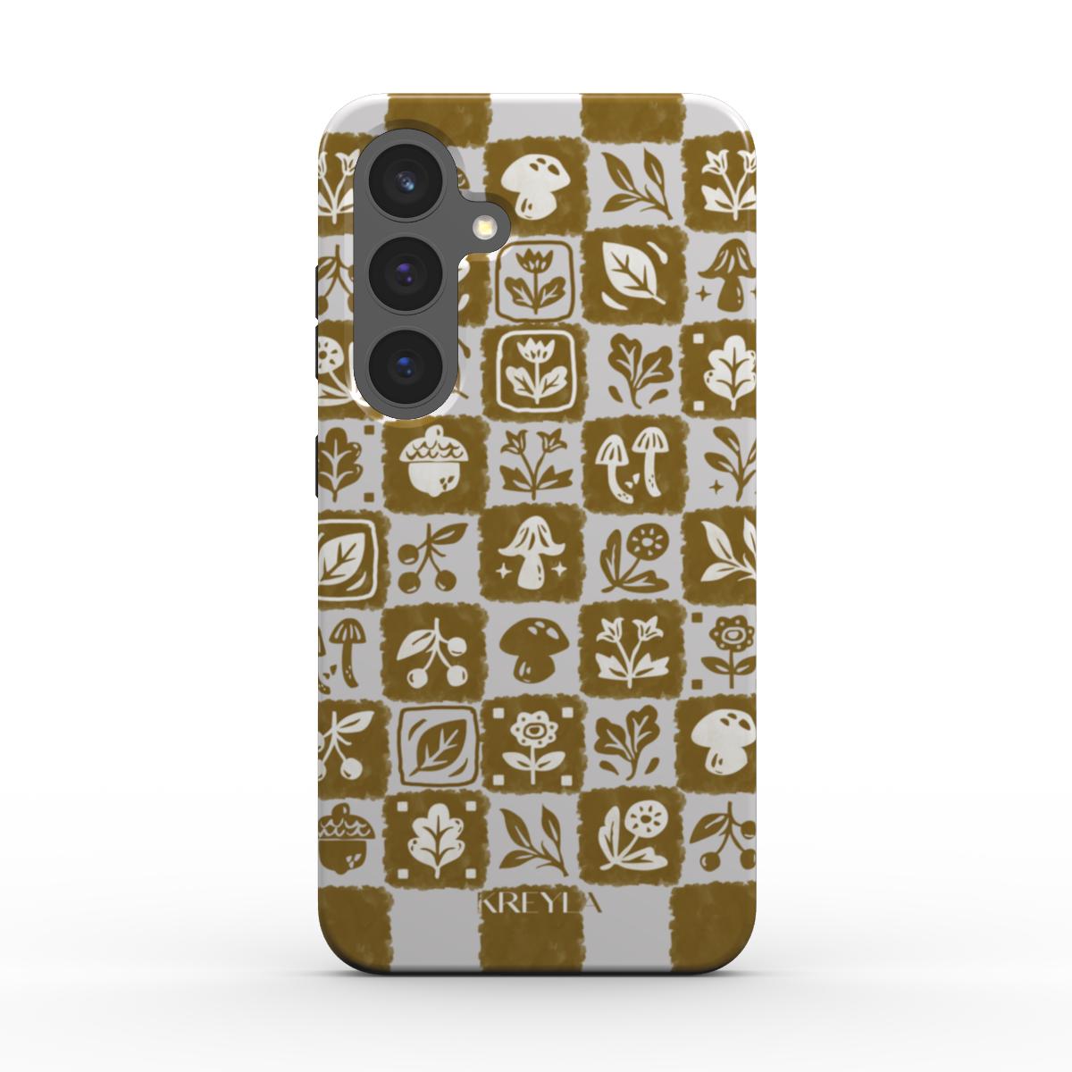 Kreyla Autumn Check Magnetic Tough Phone Case